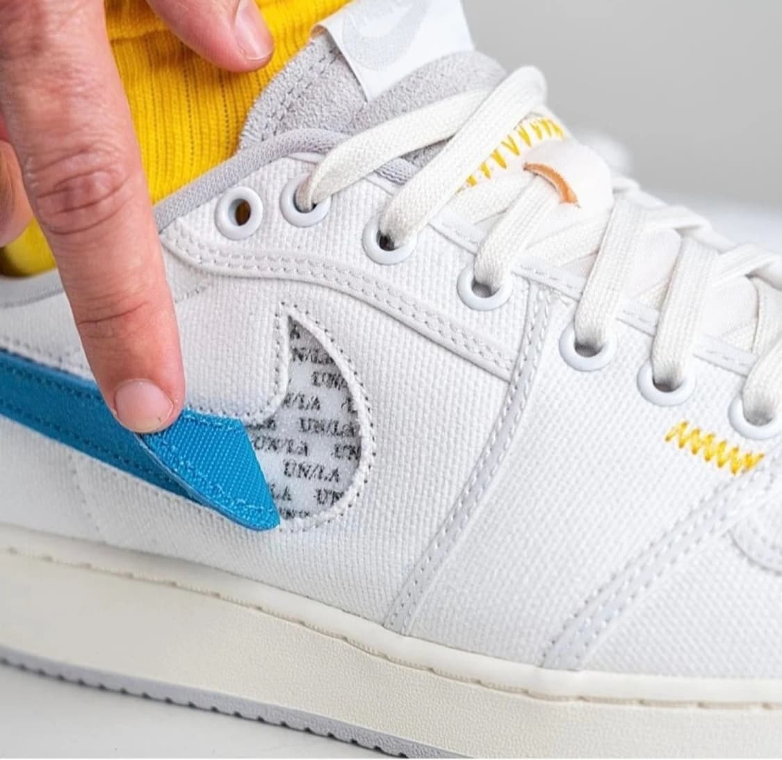 [240]조던1 유니온 KO 로우 화이트  상품이미지5