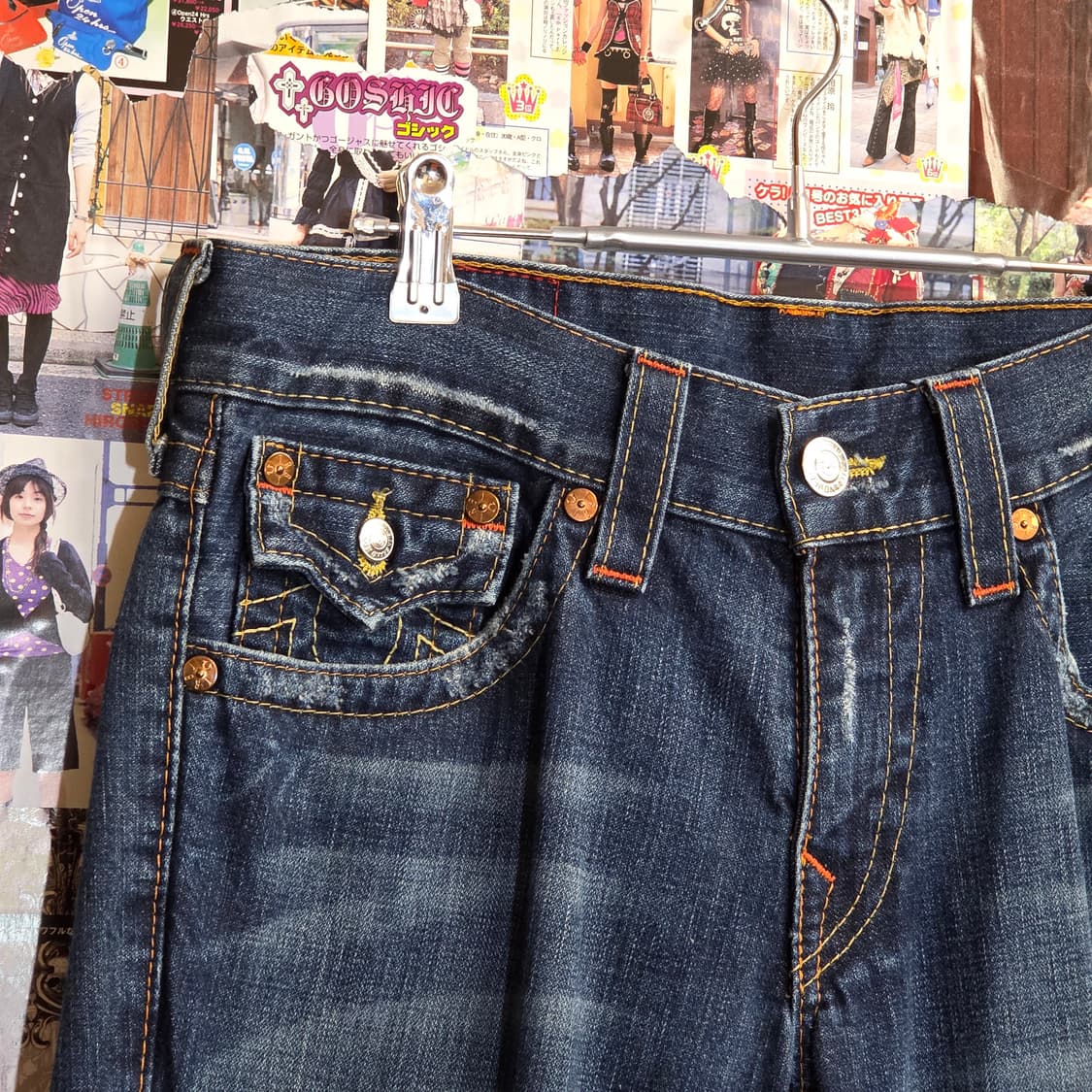 트루릴리전 조이 진청 데님 팬츠 상품이미지7