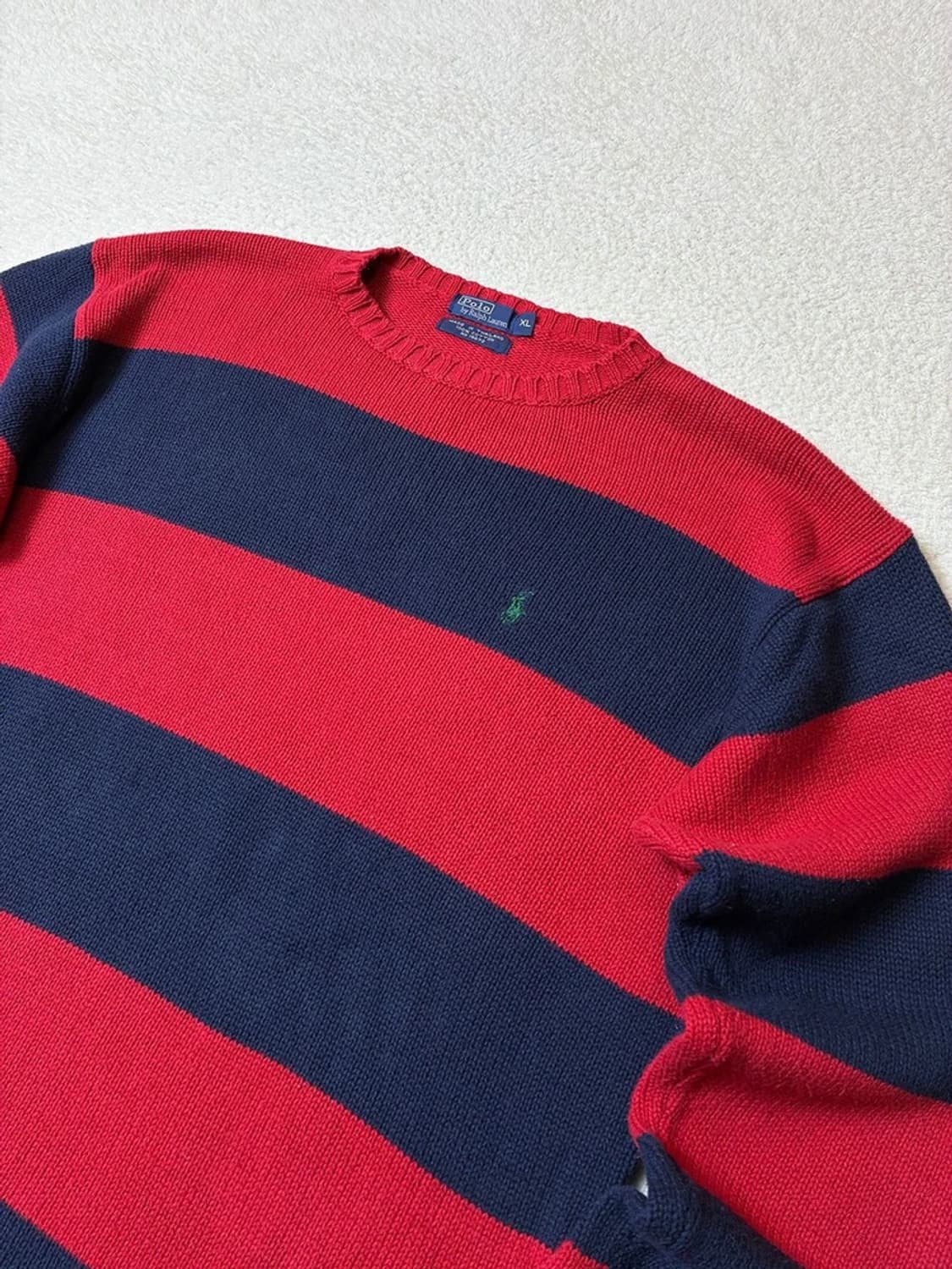 폴로 랄프로렌 90's 단가라 코튼 니트 PN6687 상품이미지2