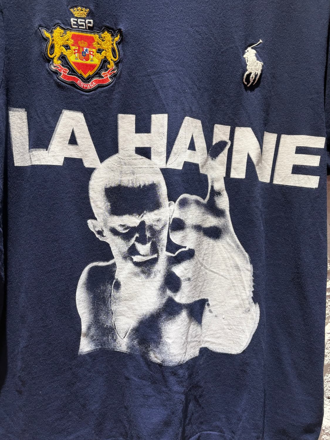 폴로 포니 에스파냐 스페인 LA HAINE 커스텀 반팔 티셔츠 상품이미지2