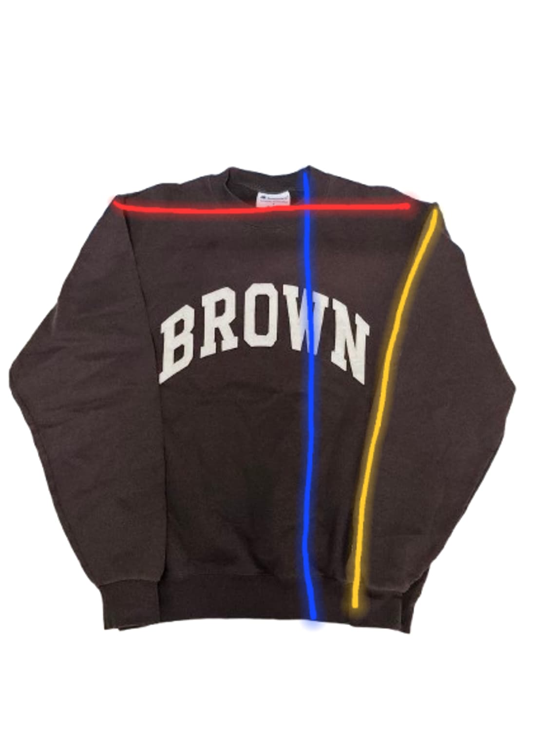 빈티지 챔피온 BROWN UNIVERSITY 맨투맨 (95~100) 상품이미지2