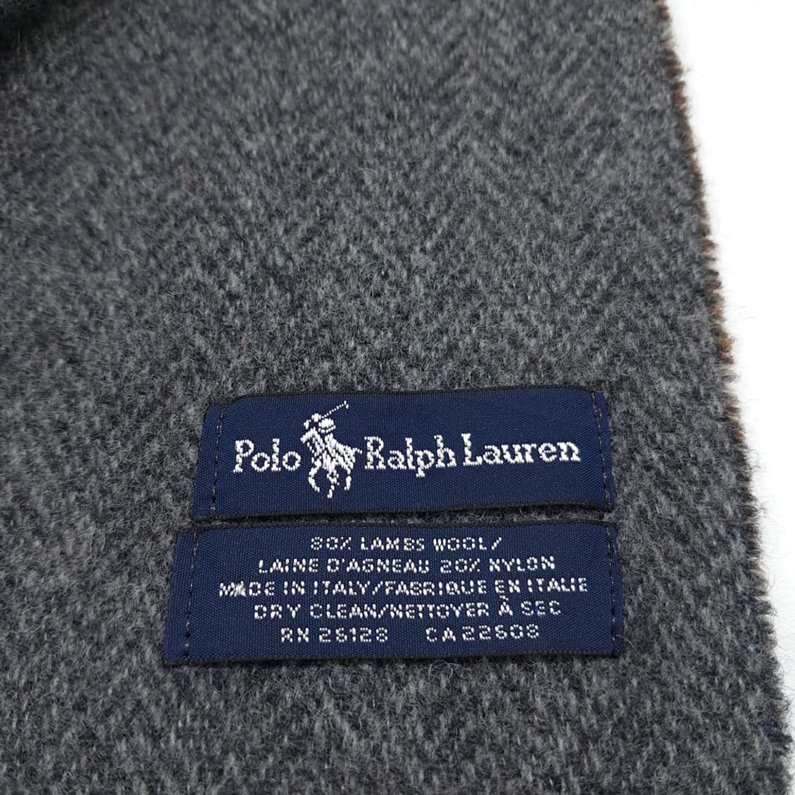 MX372 [Made in Italy] 폴로 헤링본 위브 브라운 타탄  상품이미지6