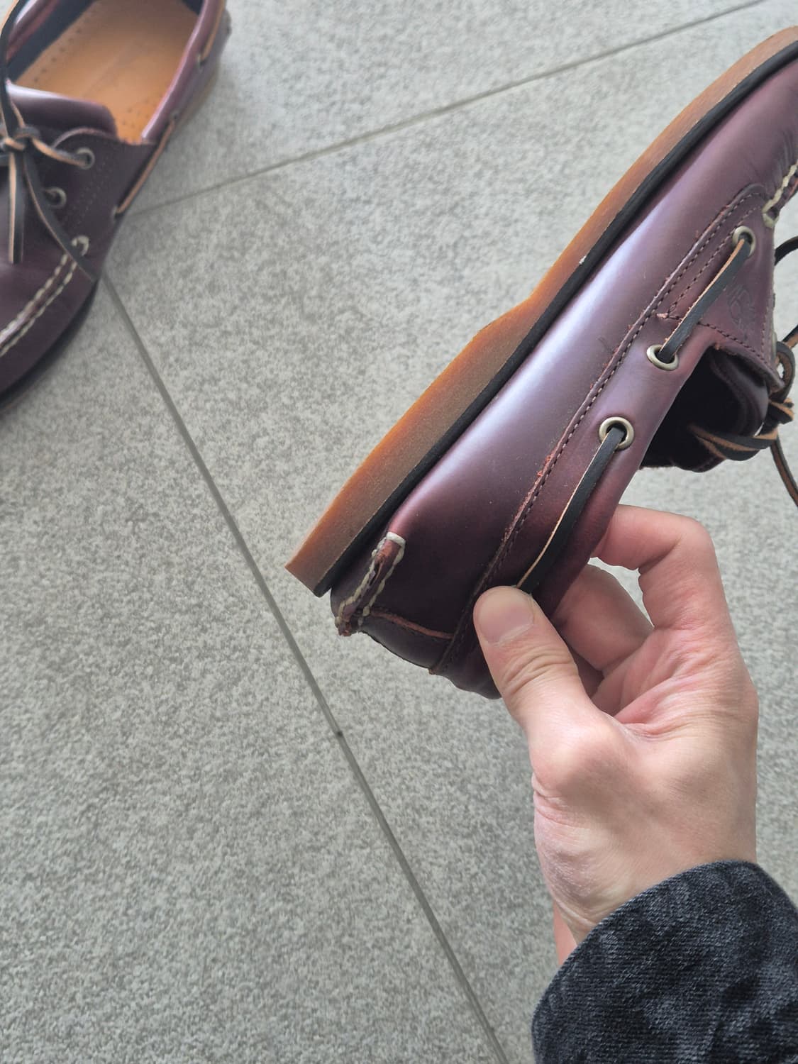 팀버랜드 보트슈즈 2아이 265 상품이미지2