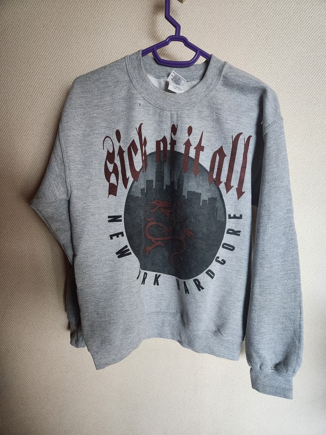 sick of it all 부틀렉 맨투맨 상품이미지1