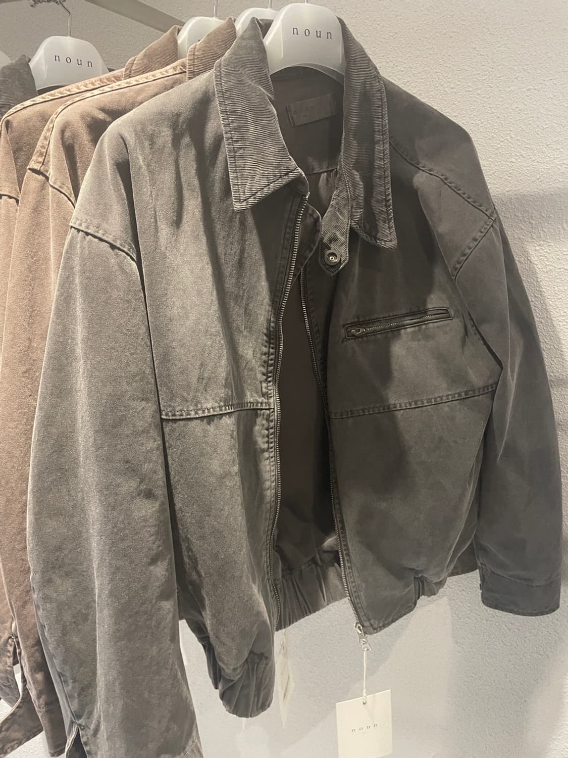 노운 워크자켓 차콜 1 상품이미지1