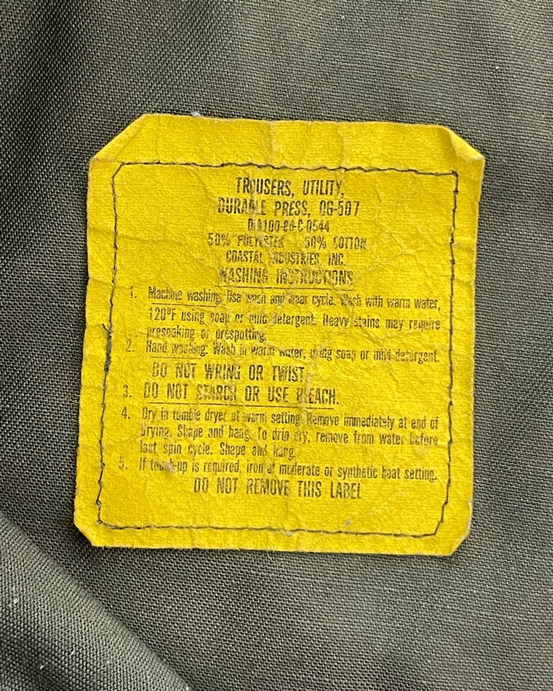 80s Original Military 507 Trousers 상품이미지4