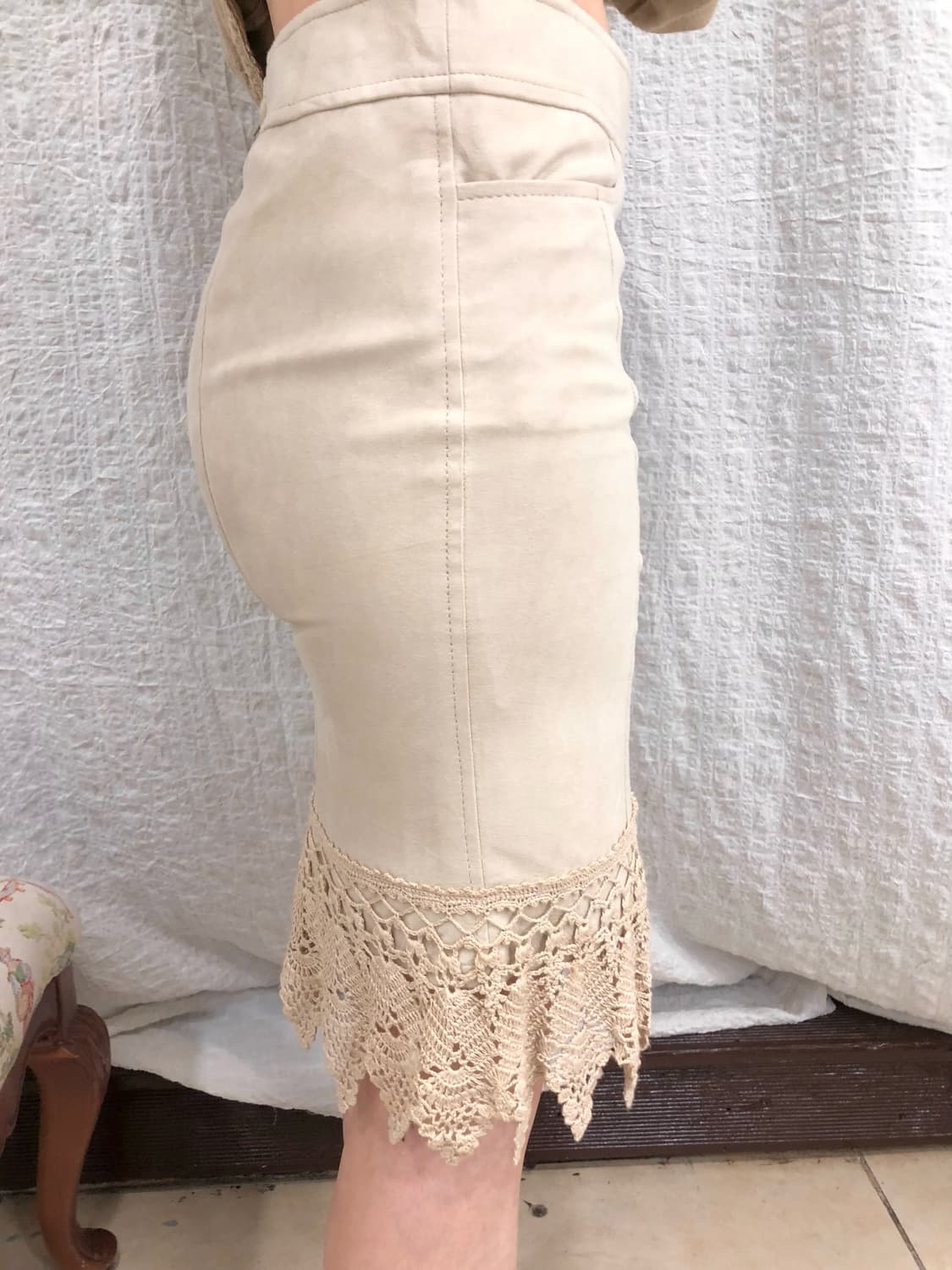 Bohemian crochet midi skirt 상품이미지1
