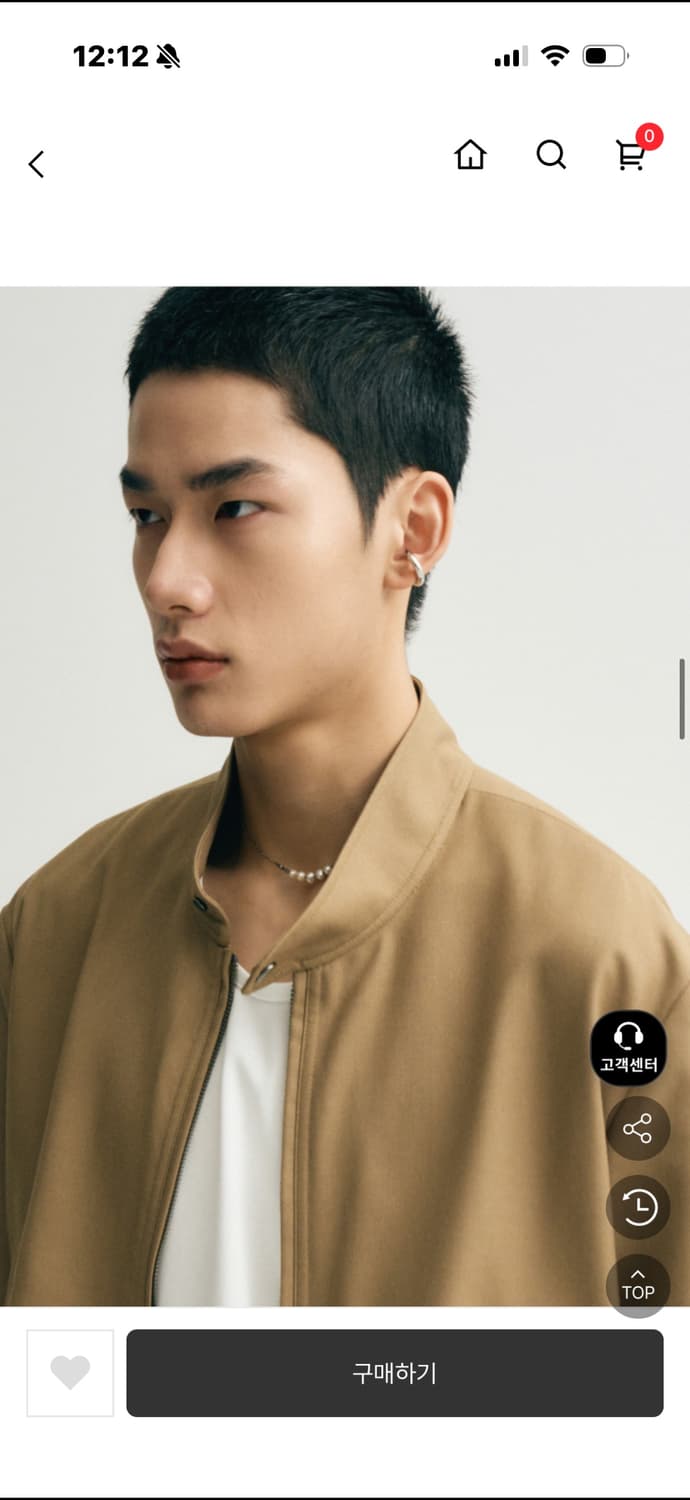 노이어 kkst 콜라보 울 해링턴 자켓 52 (사이즈 첨부) 상품이미지1