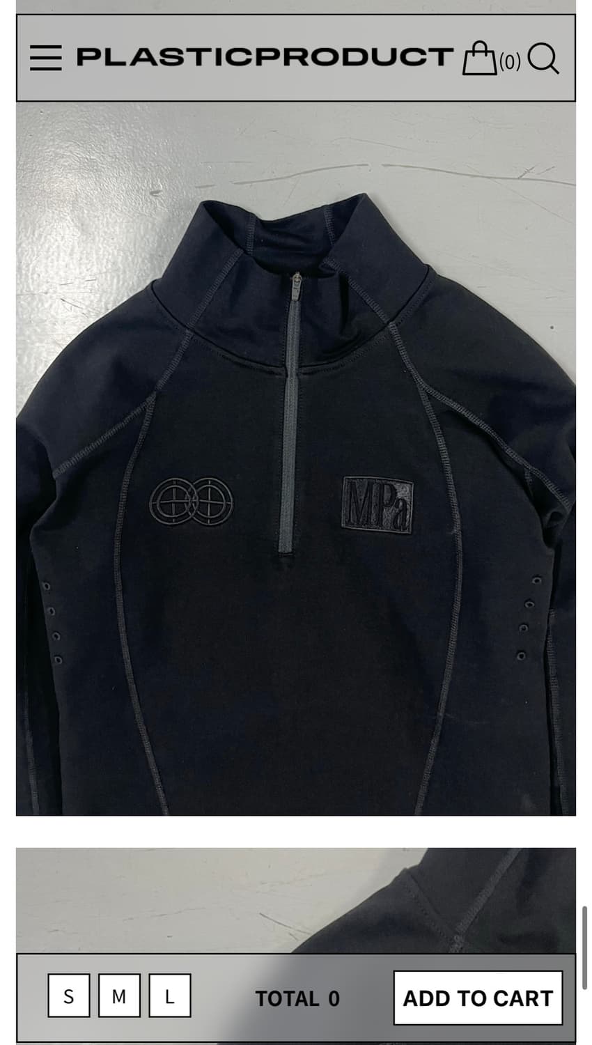 MPa SOFT-SHELL HALF ZIP WOMEN (BLACK) 상품이미지2