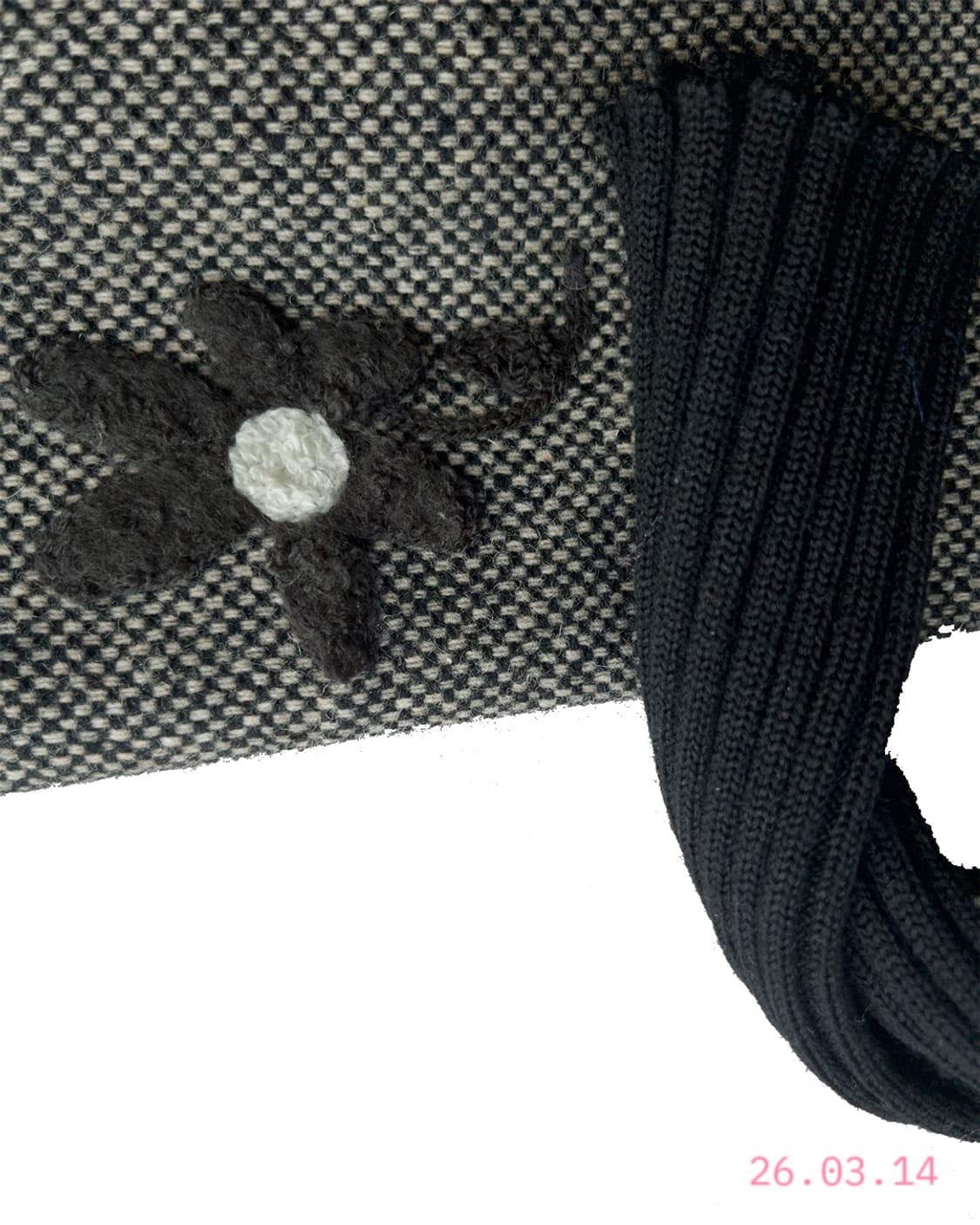 Floral Grey Dress 플로럴 그레이 드레스 상품이미지3