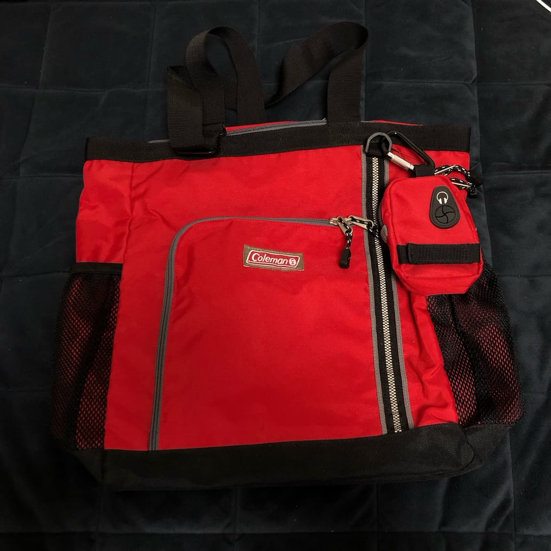 콜맨 레드 보부상 숄더백 미사용 상품이미지1