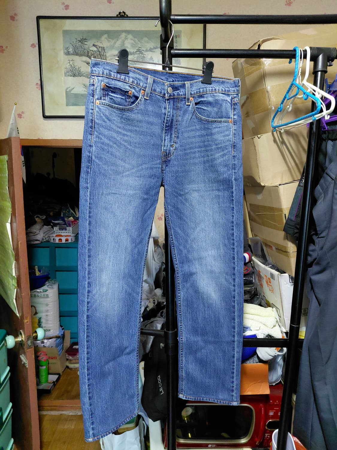 [리바이스505]레귤러핏 데님 청바지 32사이즈  상품이미지1