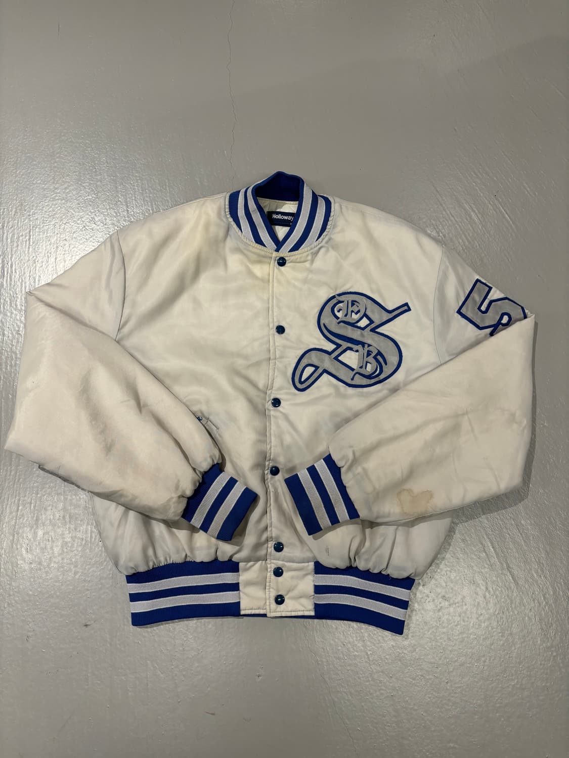 빈티지 베이스볼 나일론 자켓   상품이미지6