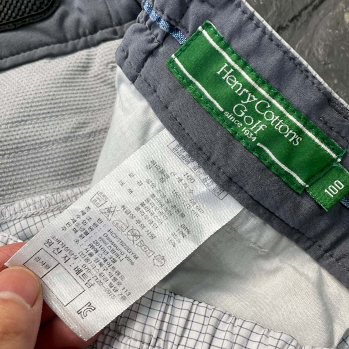 33 헨리코튼 골프 팬츠  상품이미지3