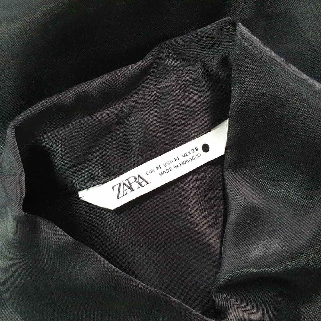 자라 금장 장식 셔츠 블라우스 M 상품이미지6