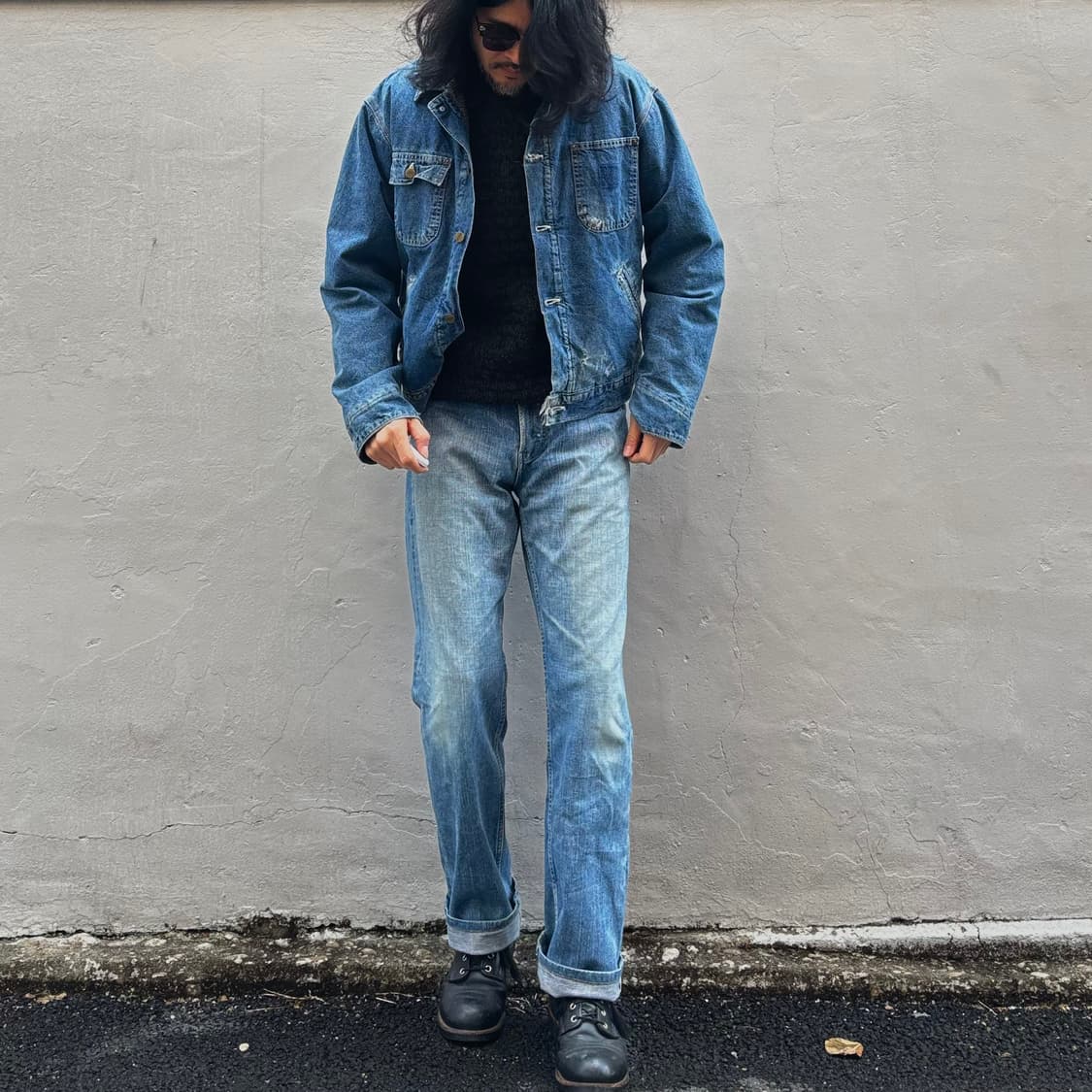 일본 랭글러 셀비지 데님 팬츠 상품이미지3