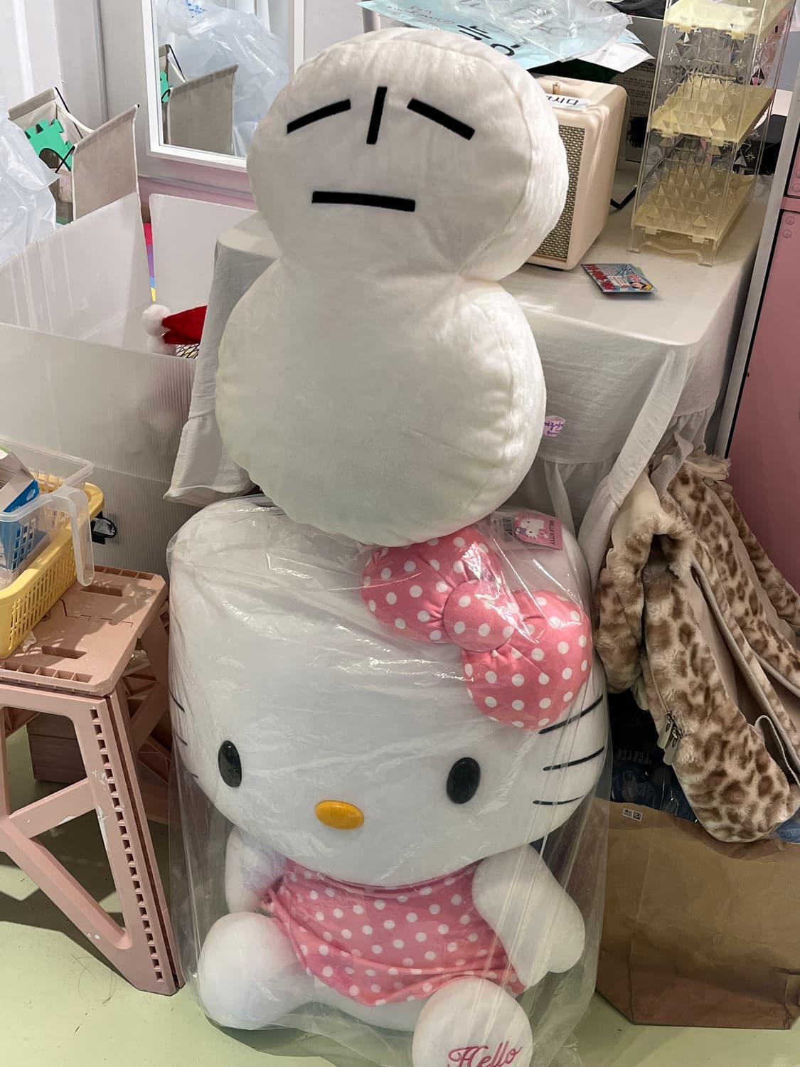 겨울연가 눈사람 특대사이즈 인형 ⛄️ 상품이미지9