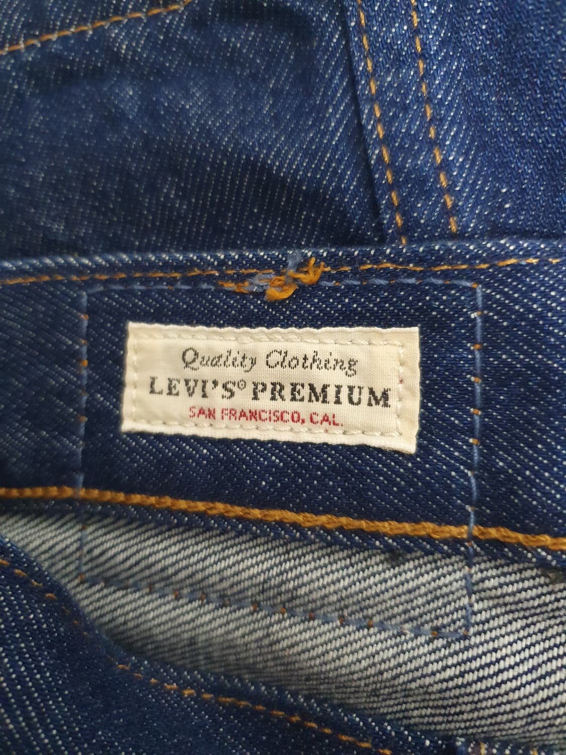 리바이스 슬릿 데님 스커트 블루 W24 💙🪡 상품이미지7