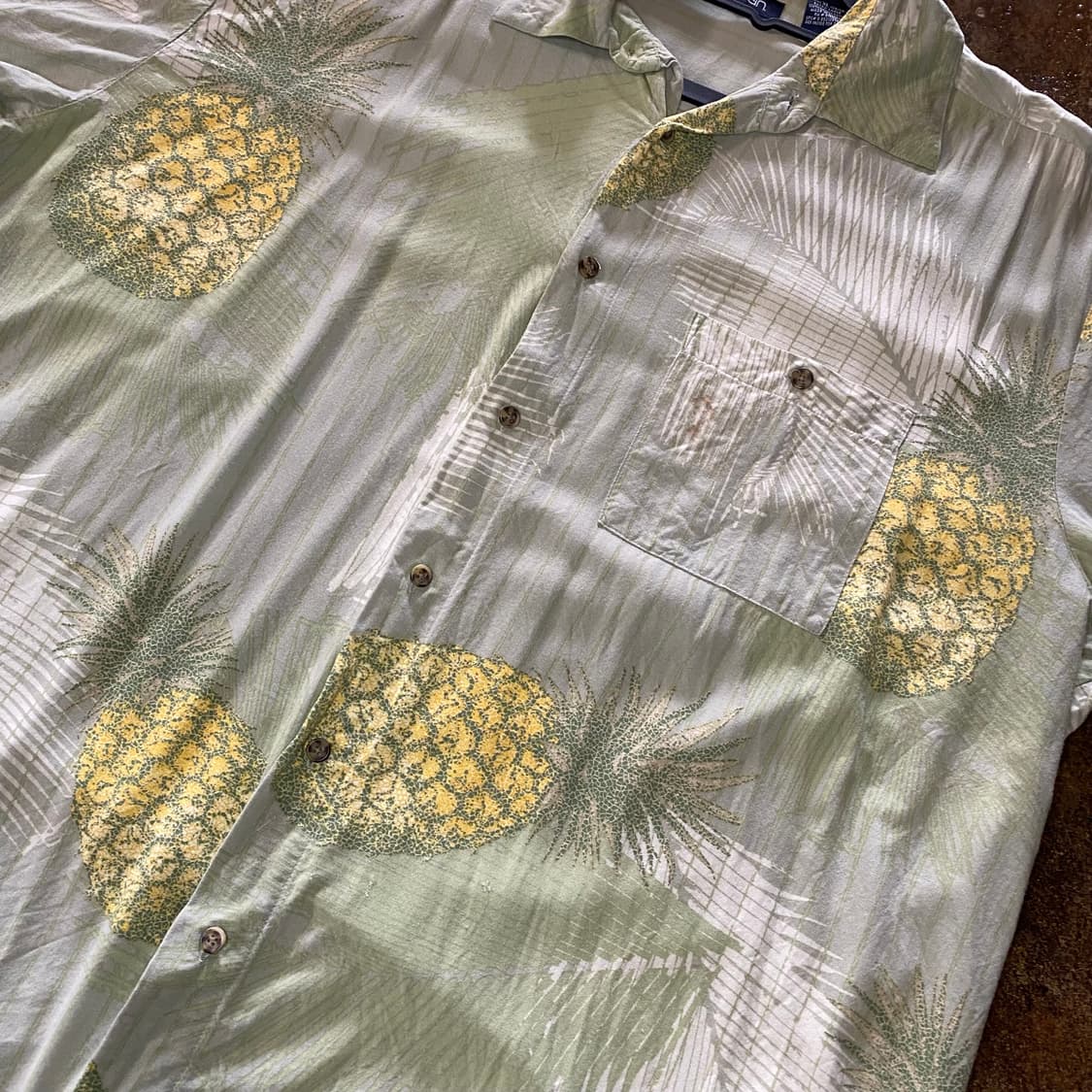 빈티지 파인애플 반팔 셔츠 상품이미지2