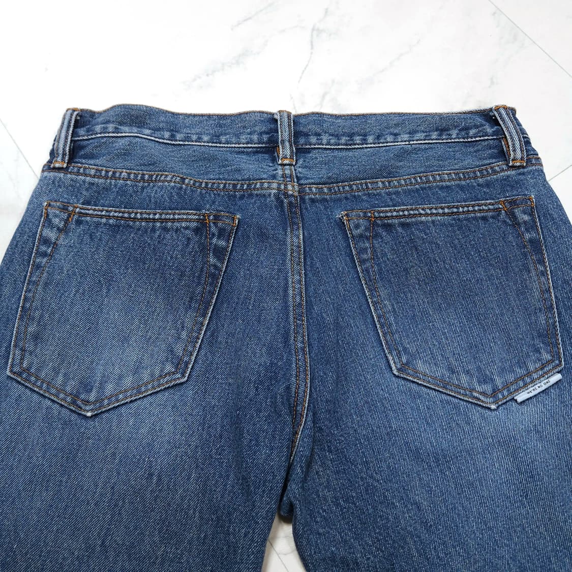 31~32) LAB101 랩101 슬림핏 데님진 라이트블루 상품이미지5