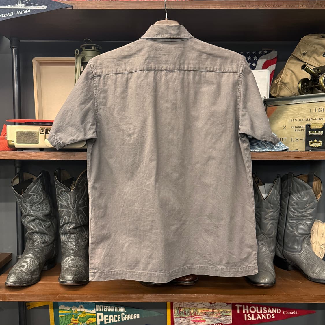 벤 데이비스 코튼트윌 BEN'S 패치 워크셔츠 플랩포켓 N849   상품이미지2