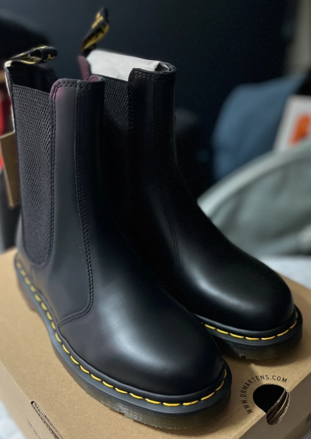 닥터마틴 2976 하이 블랙 스무스 240 uk5 상품이미지4