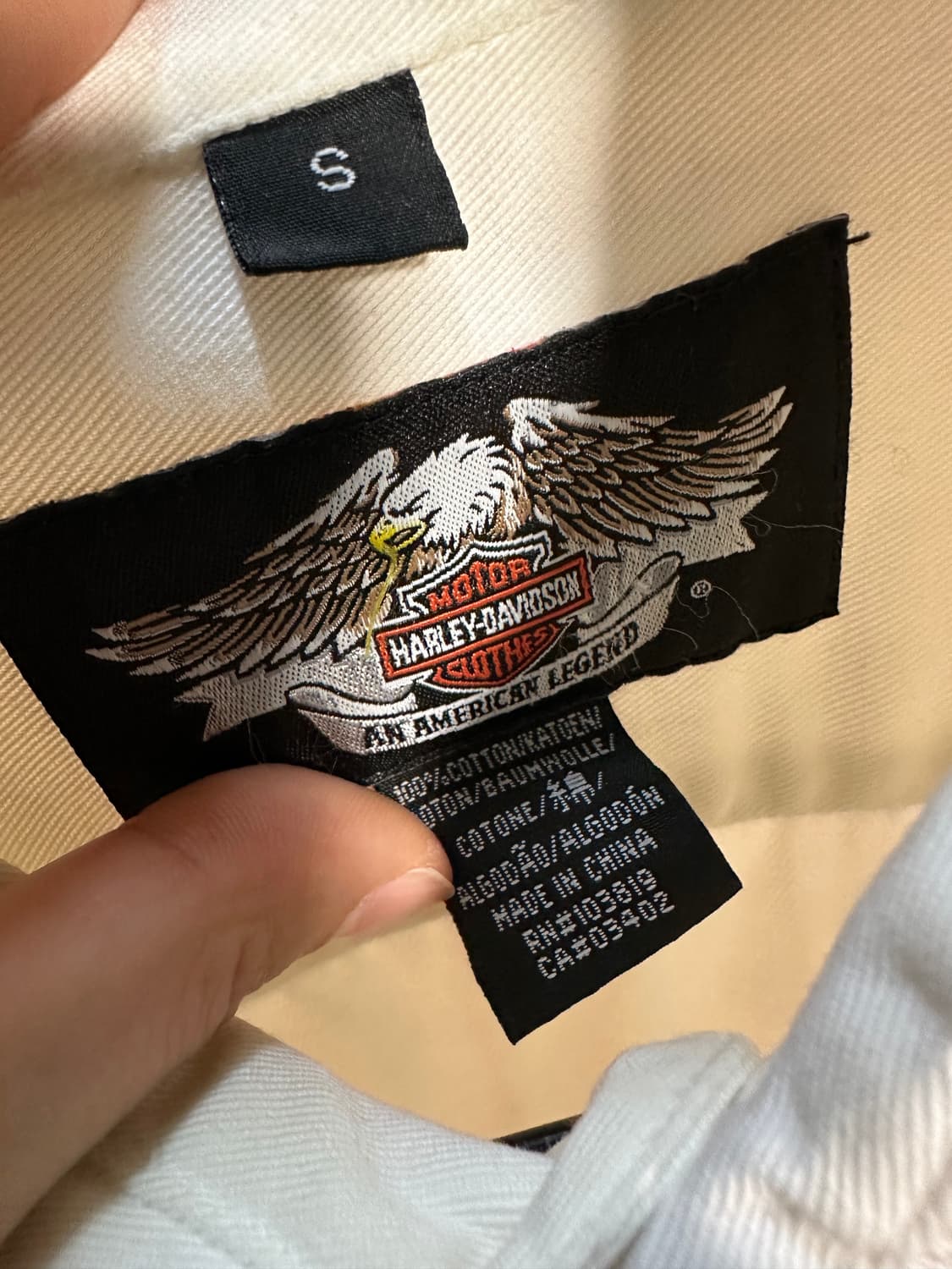 할리데이비슨 반팔 스트라이프 셔츠 처분  상품이미지5