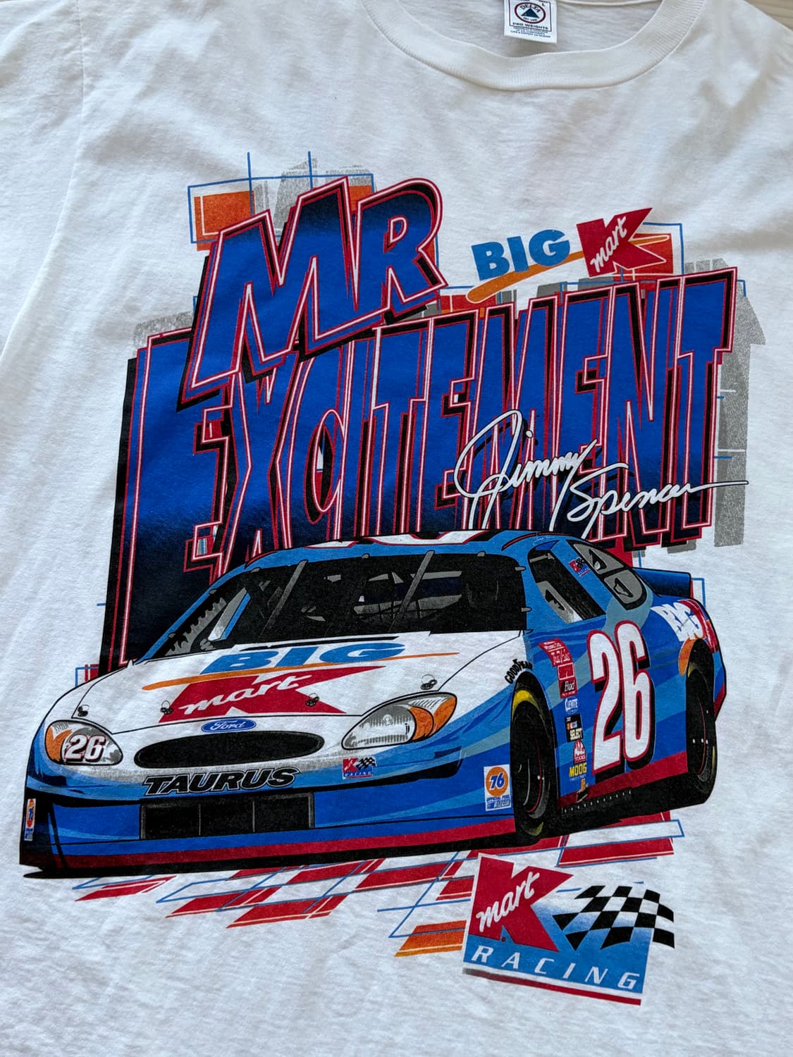 00s Y2K NASCAR 빈티지 프로모 티셔츠 L (103) 상품이미지4