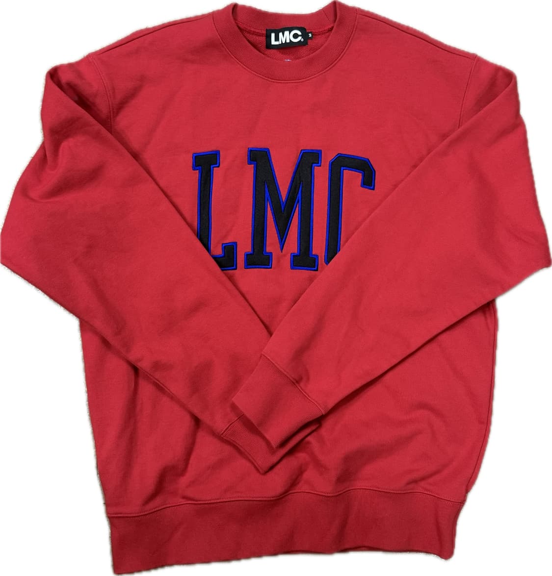 LMC 레드 맨투맨 스웻 셔츠 M 상품이미지1