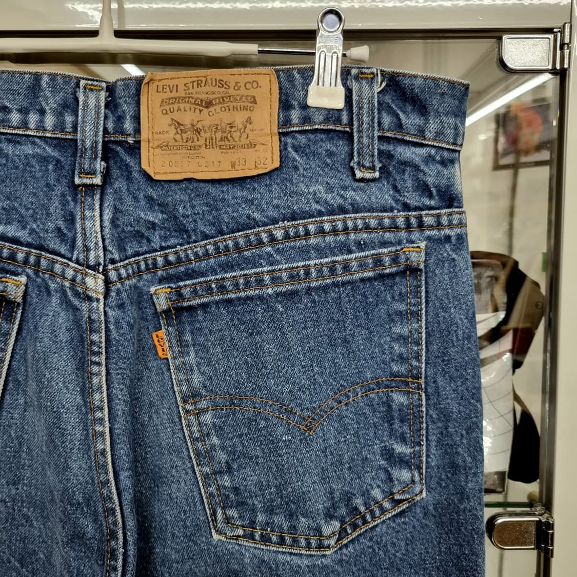 90's 리바이스 517 오렌지텝 데님 상품이미지5