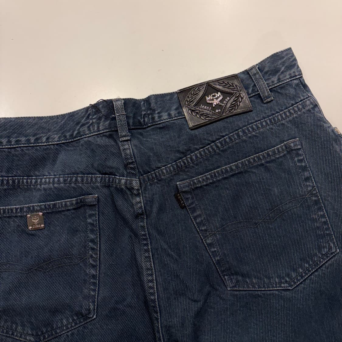 [38] 엠씨엠 MCM 이태리 빈티지 데님 청바지 블루 팬츠 C474 상품이미지3