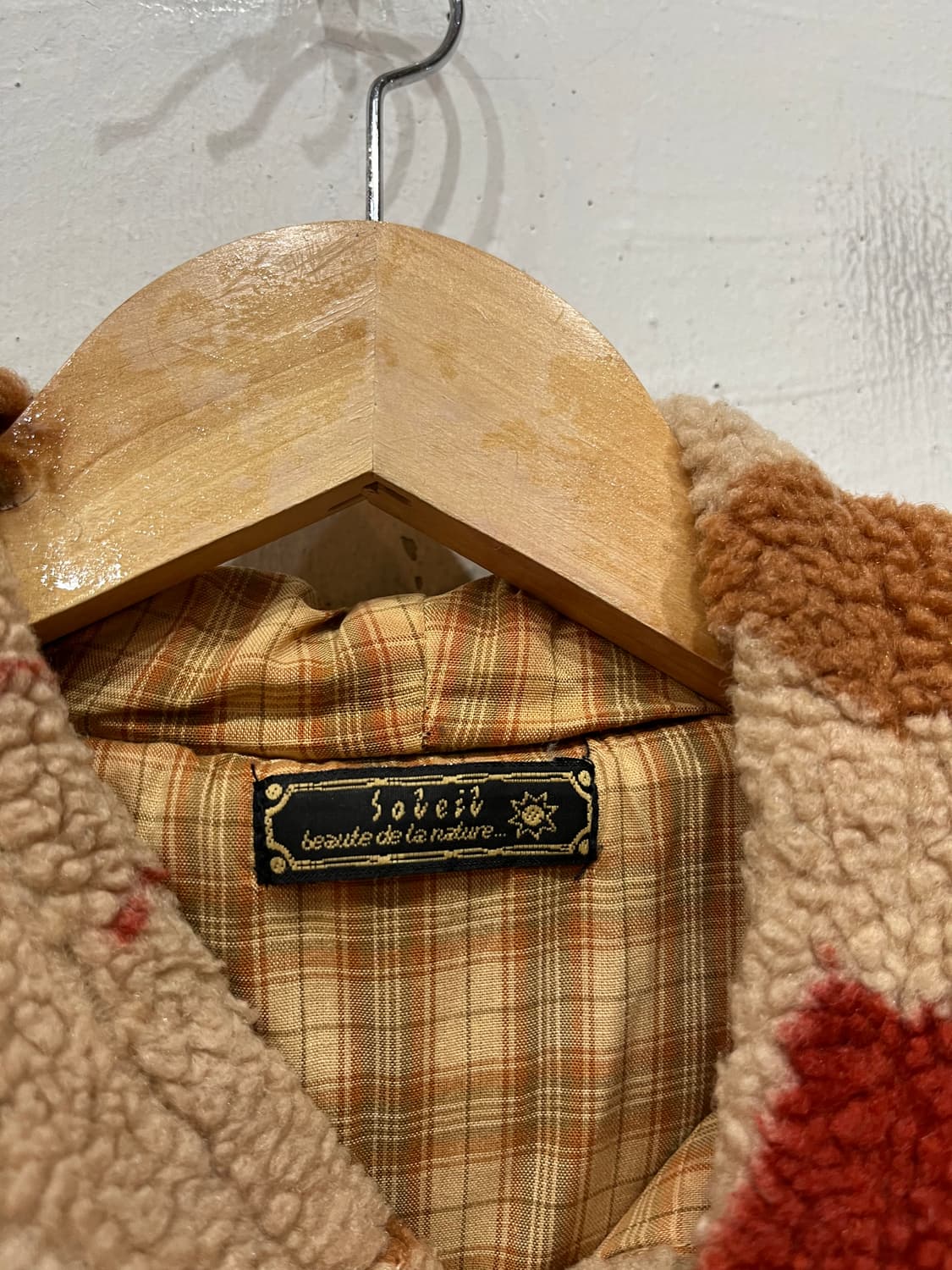 soleil JPN 하트 플리스 후드 베스트 상품이미지3