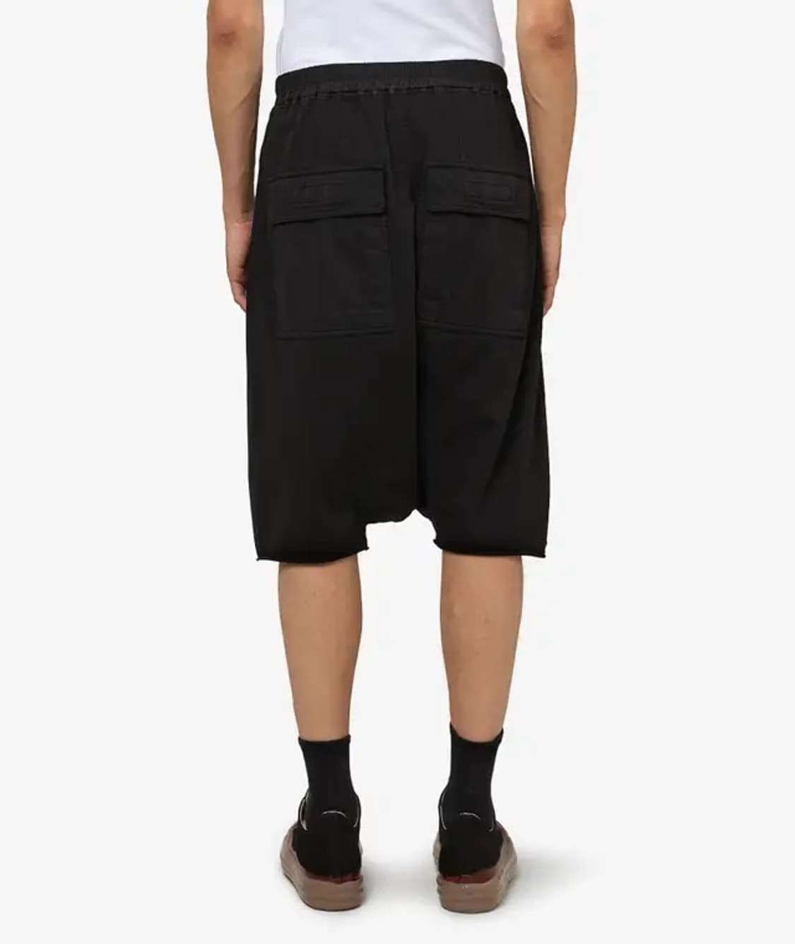 릭오웬스 15FW 다크쉐도우 드로우스트링 Pods 스웻쇼츠 반바지 상품이미지2