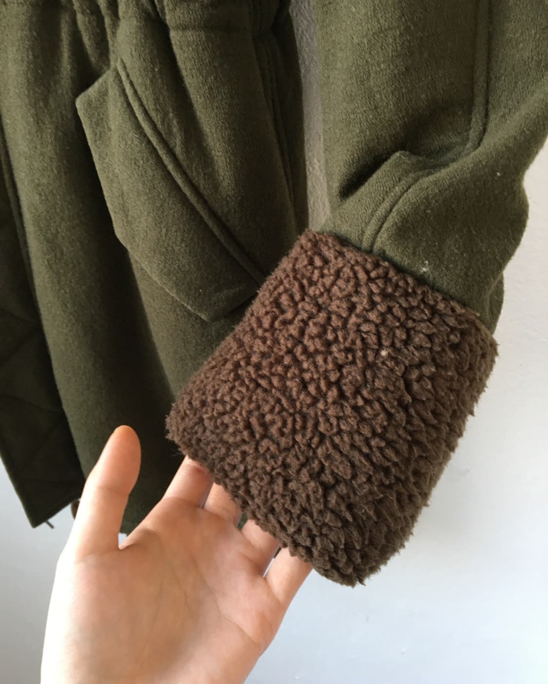 Fur point hood coat 상품이미지5