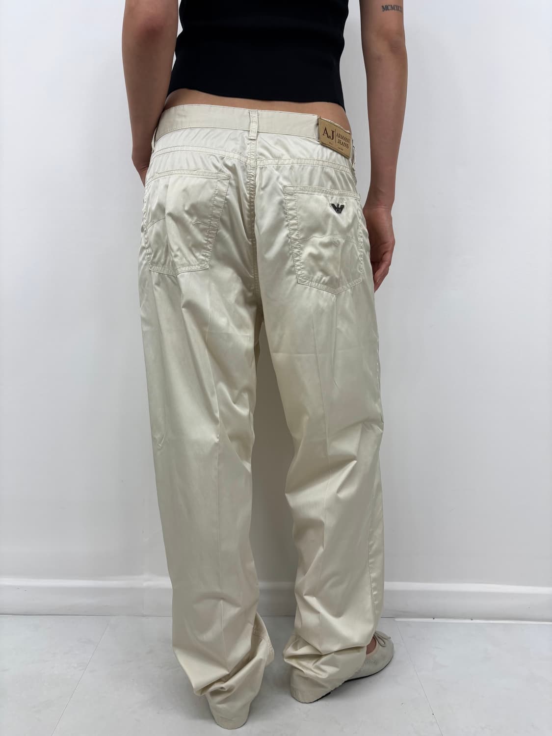 ARMANI IVORY SHIMMER PANTS 상품이미지1
