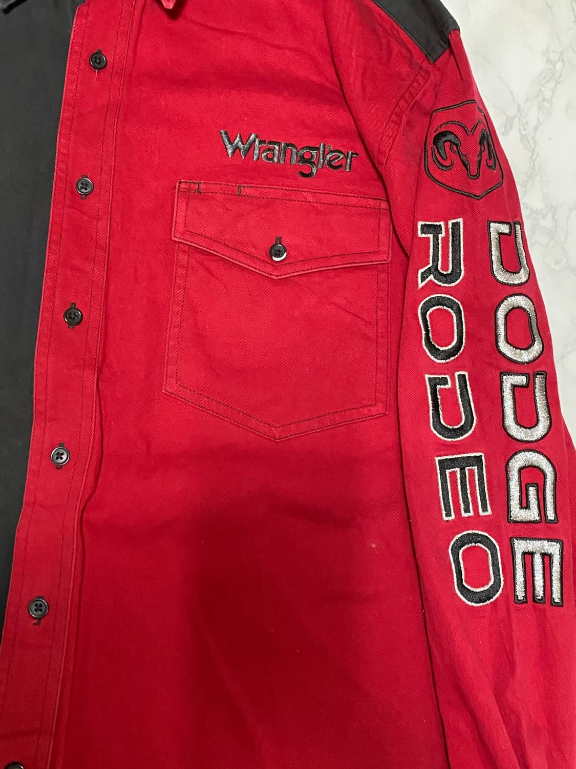 랭글러 투톤 빈티지셔츠 105 상품이미지3