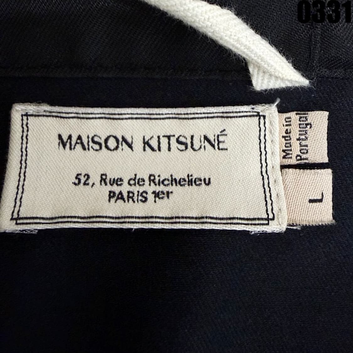 메종 키츠네 폭스 패치 후드 집업 자켓 003 0331 상품이미지5