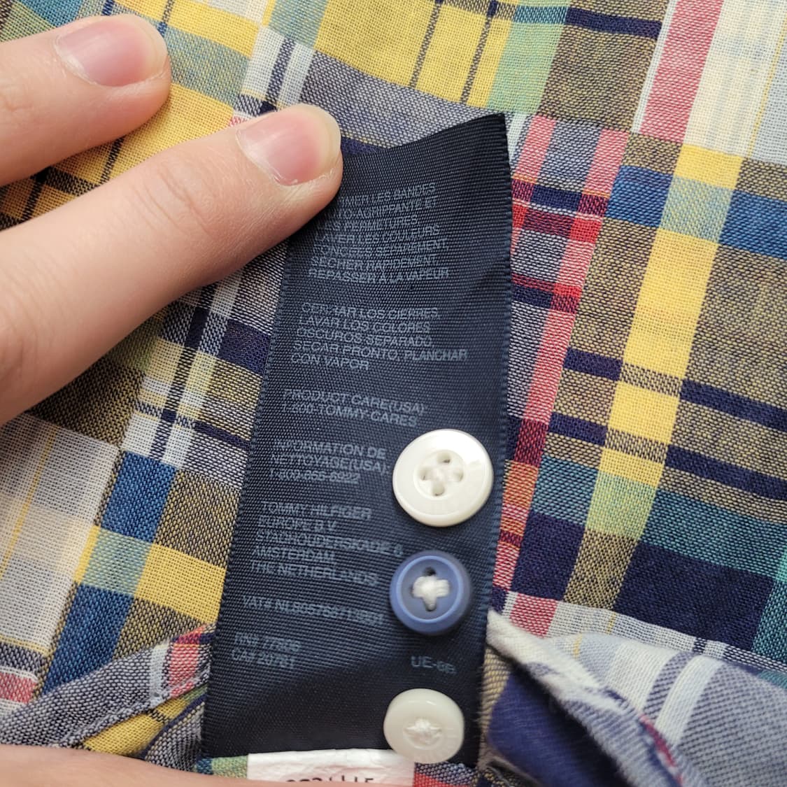 타미힐피거 패치워크 셔츠 상품이미지5