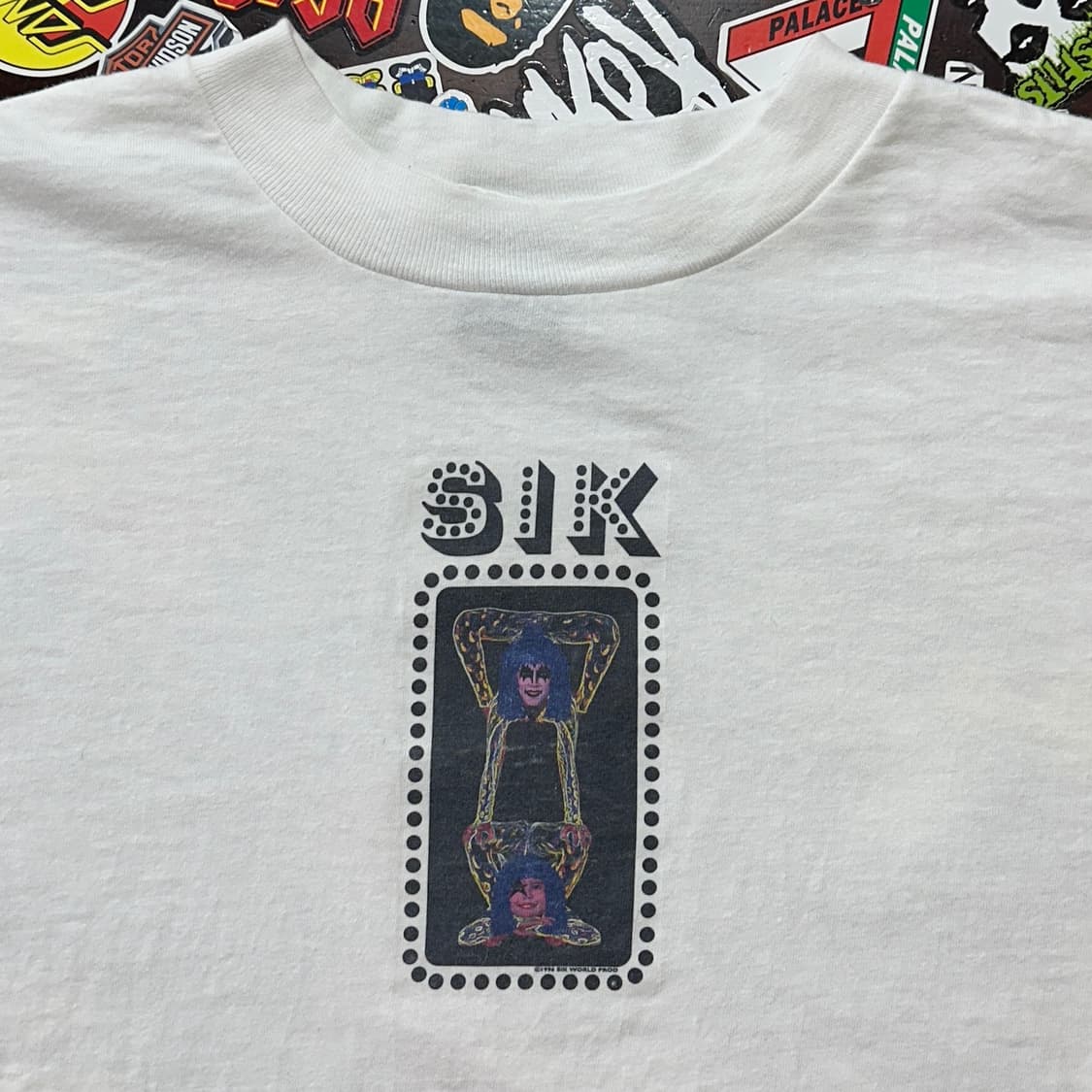 90s USA 식월드 키스 패러디 빈티지 싱글스티치 티셔츠 XL 상품이미지1