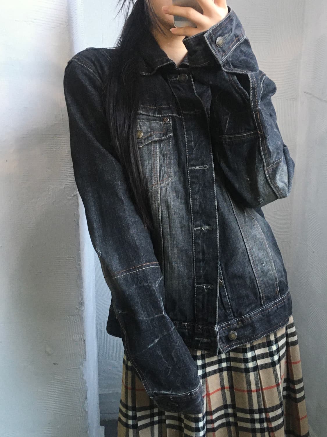 A/X Armani Exchange 아르마니 흑청 데님 자켓  상품이미지2