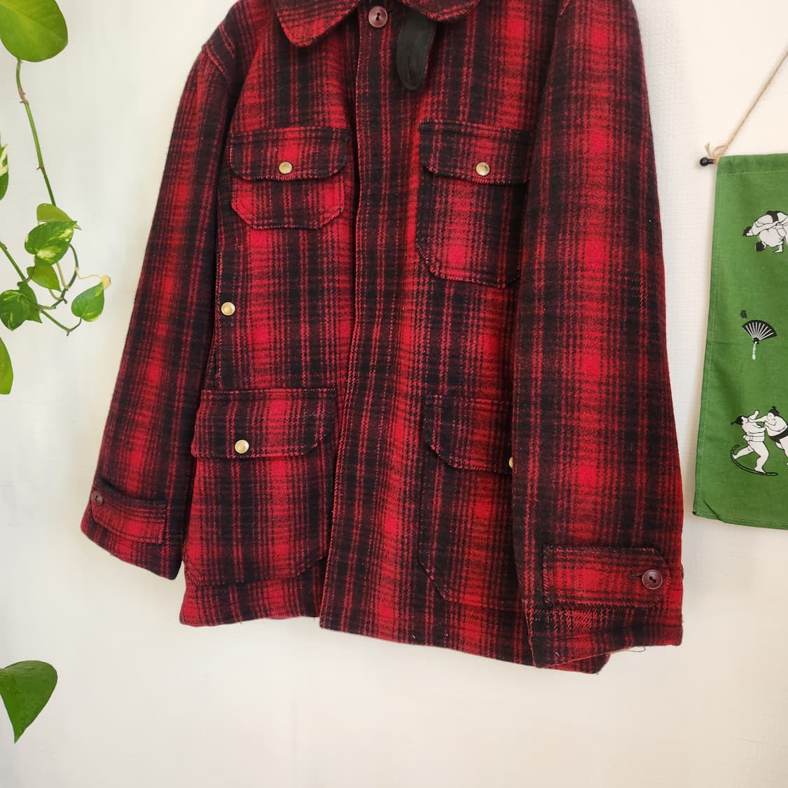 50s 울리치 럼버잭 체크 매키노 코트(USAmade) 상품이미지3