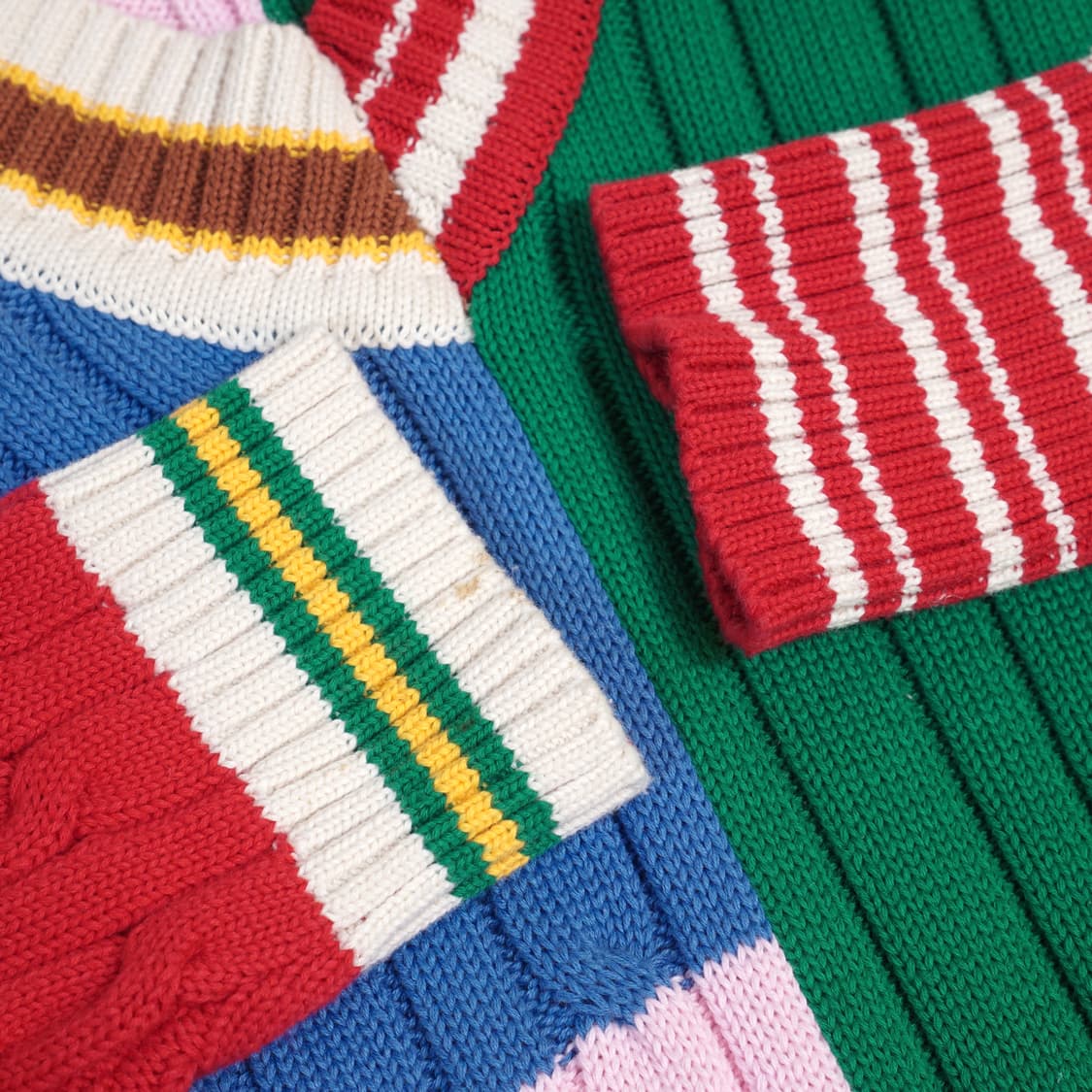 Outsiders Division 패턴 믹스 니트 상품이미지8