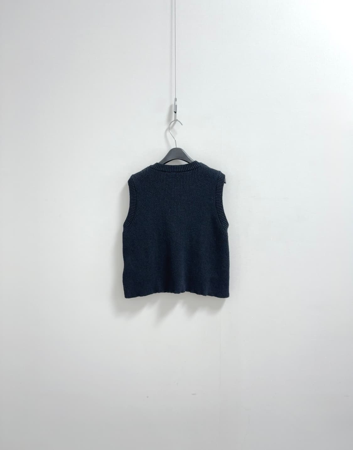 자라 네이비 니트 베스트  상품이미지6