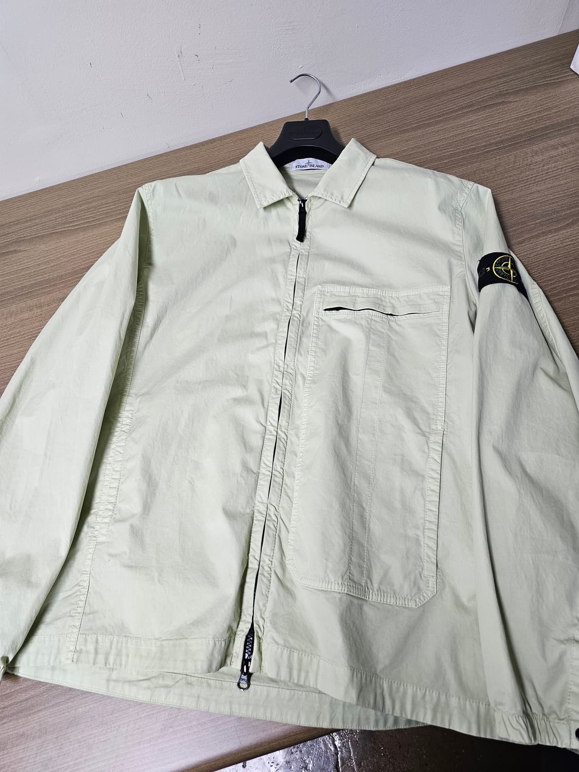 스톤아일랜드 스트레치 코튼 트윌 오버셔츠 상품이미지4