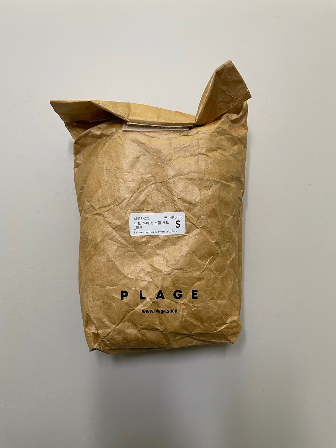 플라주 니트 하이넥 스윔 세트 수영복 새제품 상품이미지10