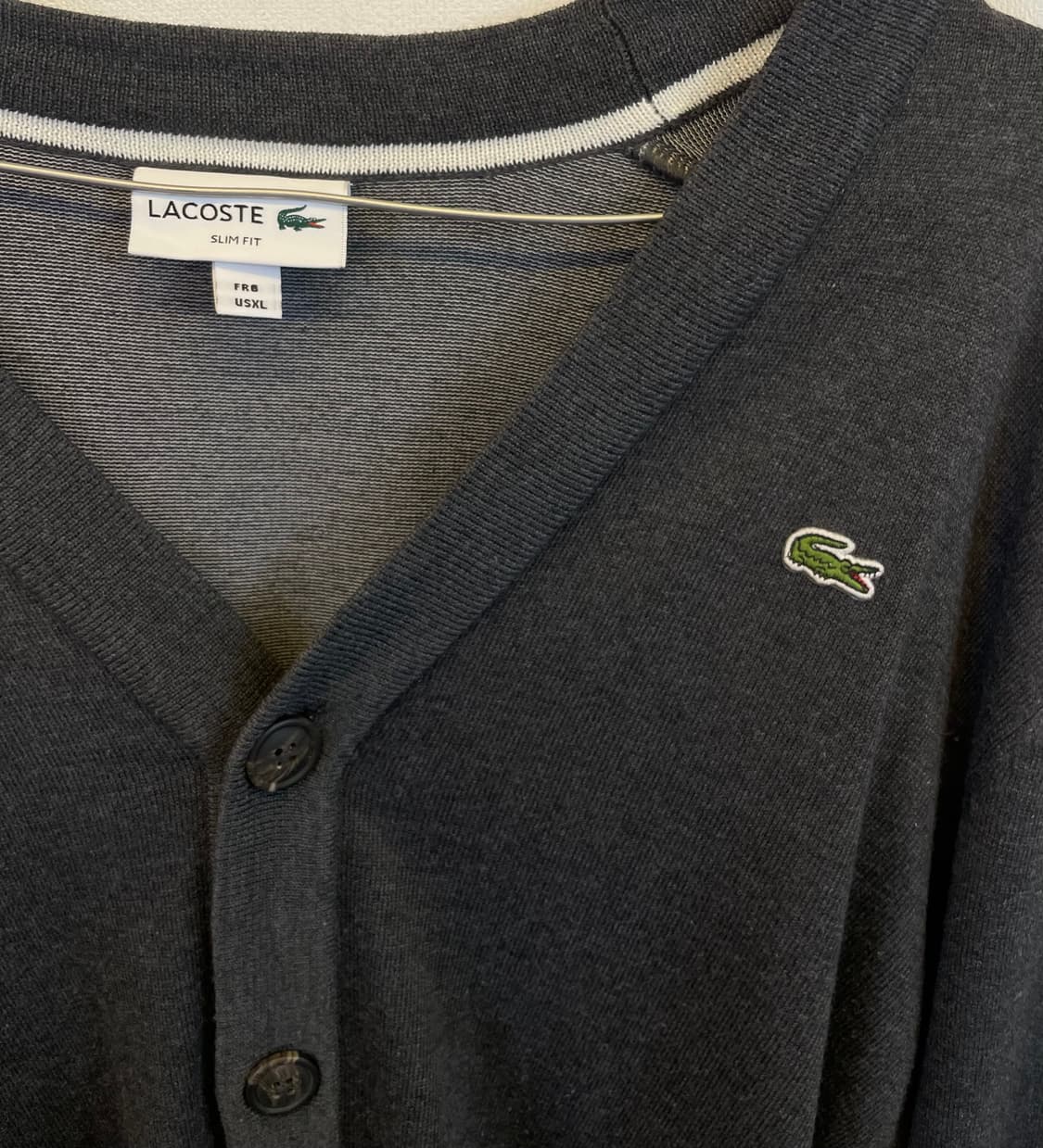 라코스테 니트가디건:) 면100% 면가디건 코튼가디건 상품이미지2
