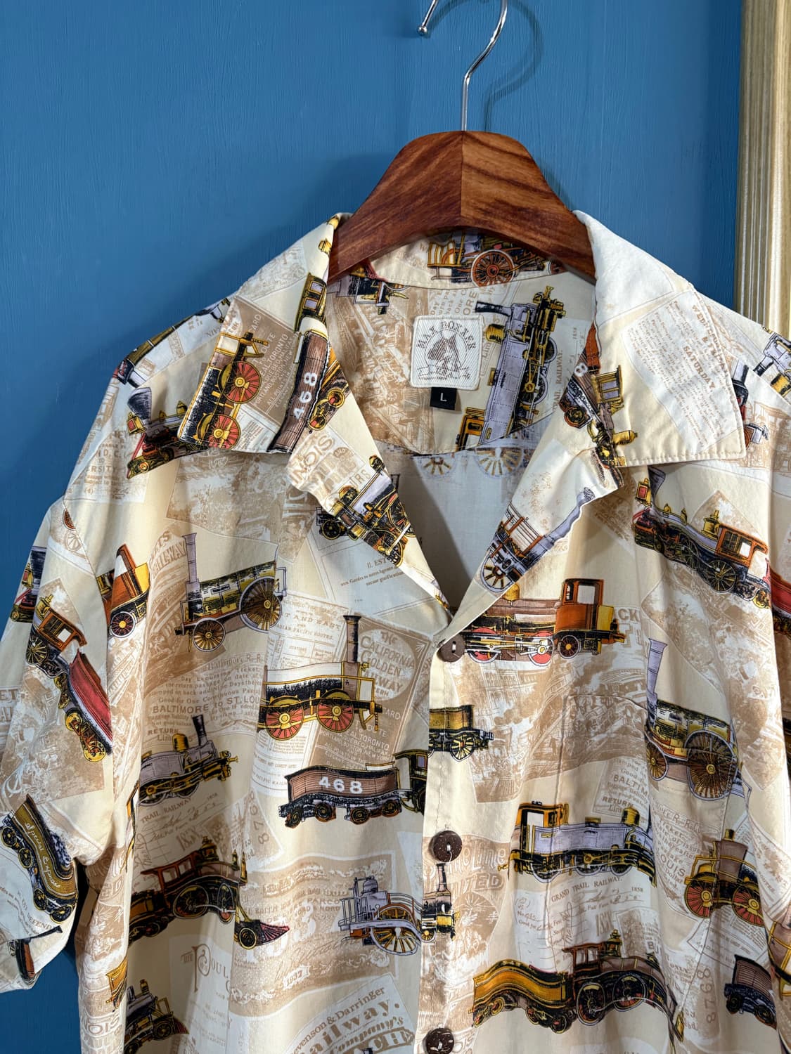 90s Vtg Max Boxxer Railway Shirt.  상품이미지2