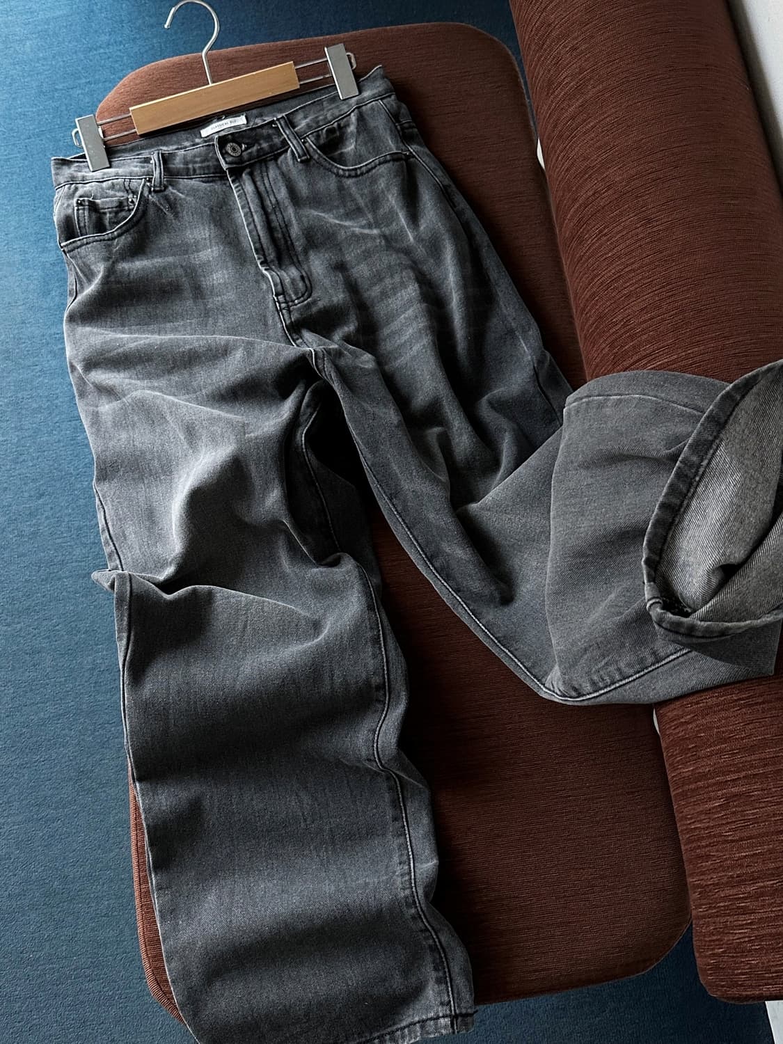 5pkt washed wide denim pants 상품이미지1