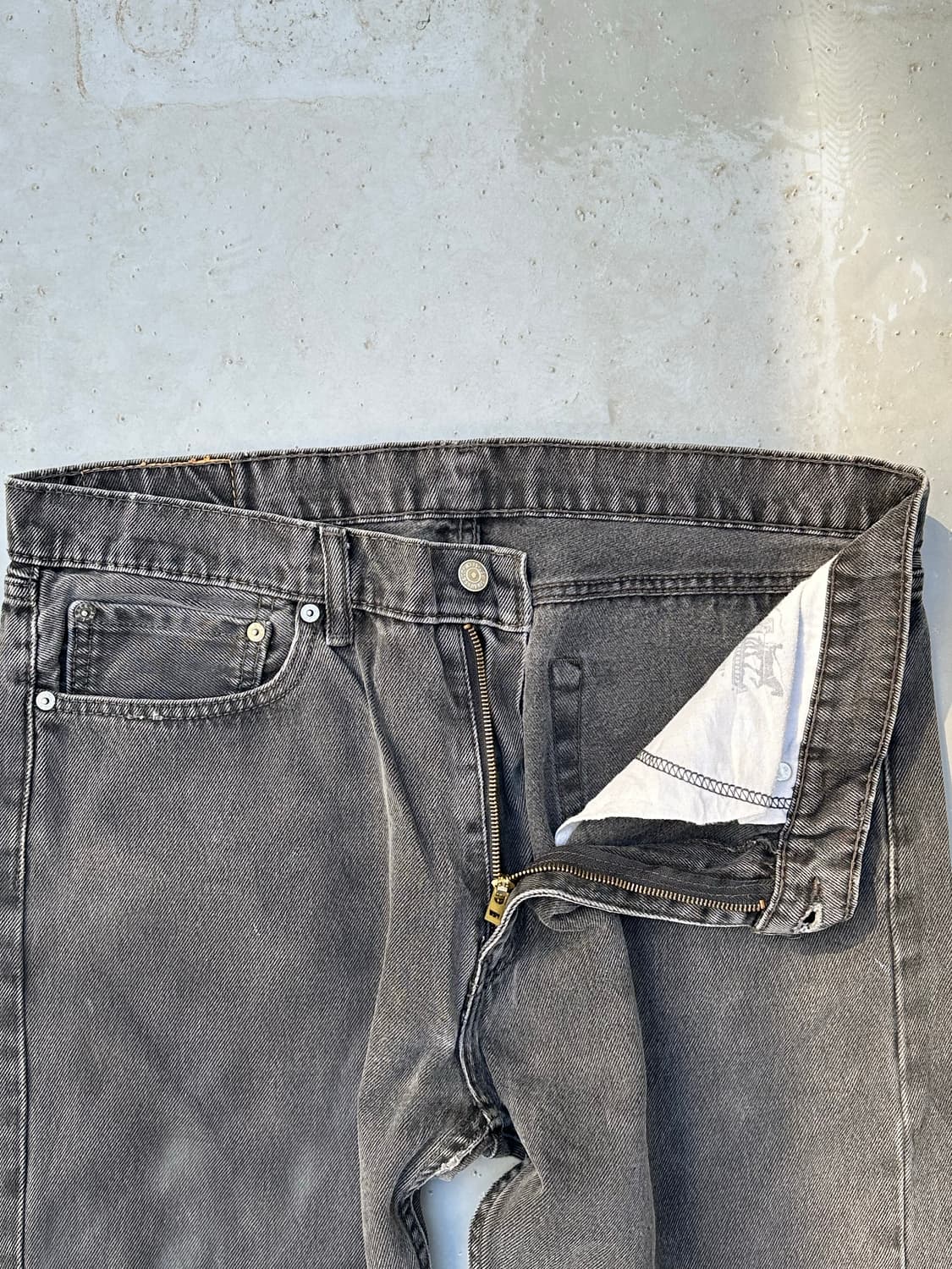 [리바이스] •Levi's 505 Black Denim 상품이미지3