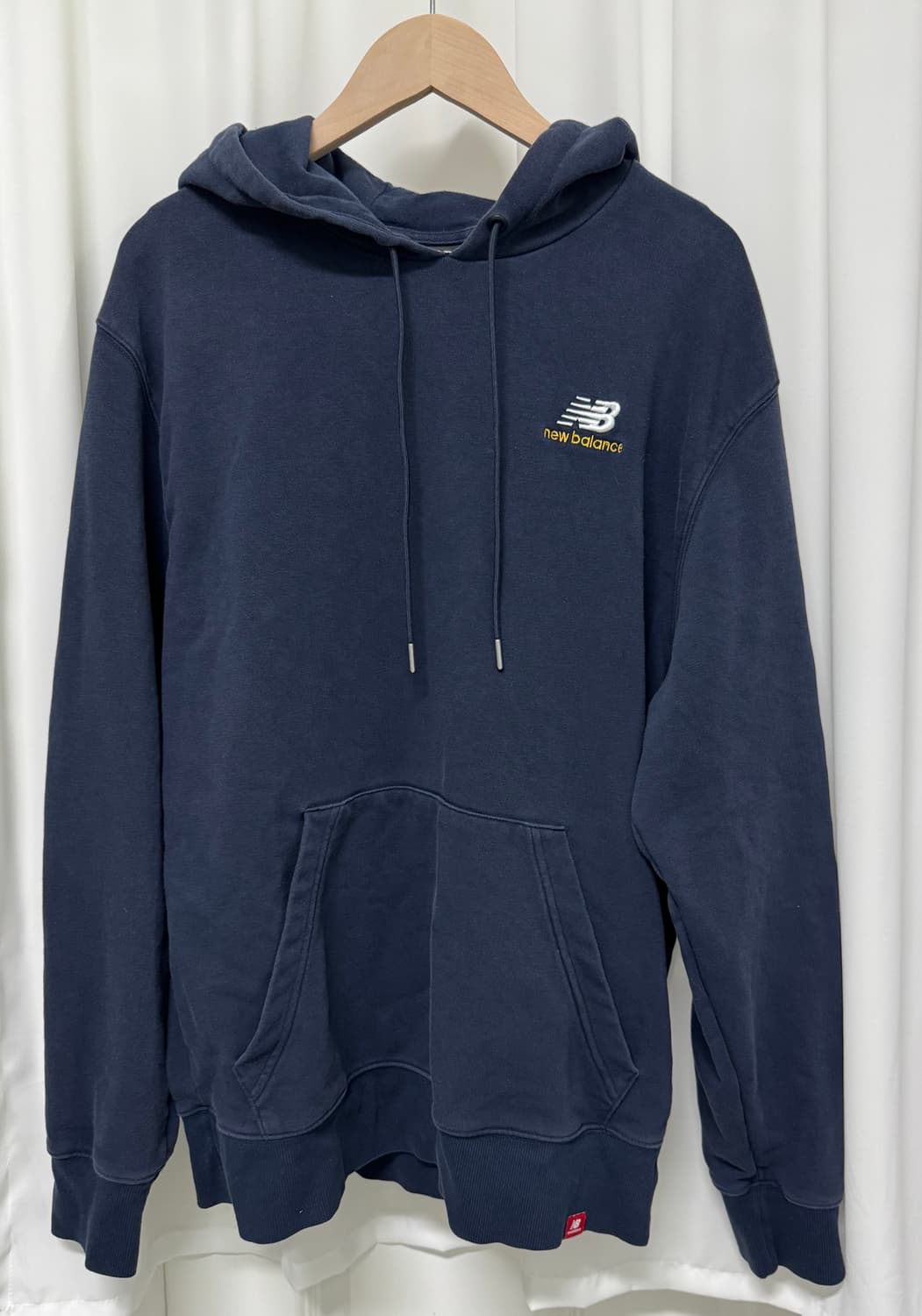 NB 뉴발란스 네이비 후드티 상품이미지4